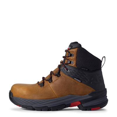 Ariat Work: Stryker 360 6" Waterproof Carbon Toe Zapatos de Seguridad Hombre - Marrones (MQYGR9514)